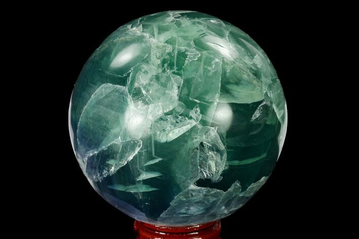 Colorful, Polished Fluorite Sphere - Mexico #153355